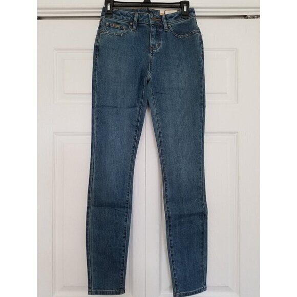 PRANA Women's Sienna Hiking Jeans True Blue Stretch Denim Size 12 Reg - Picture 3 of 11